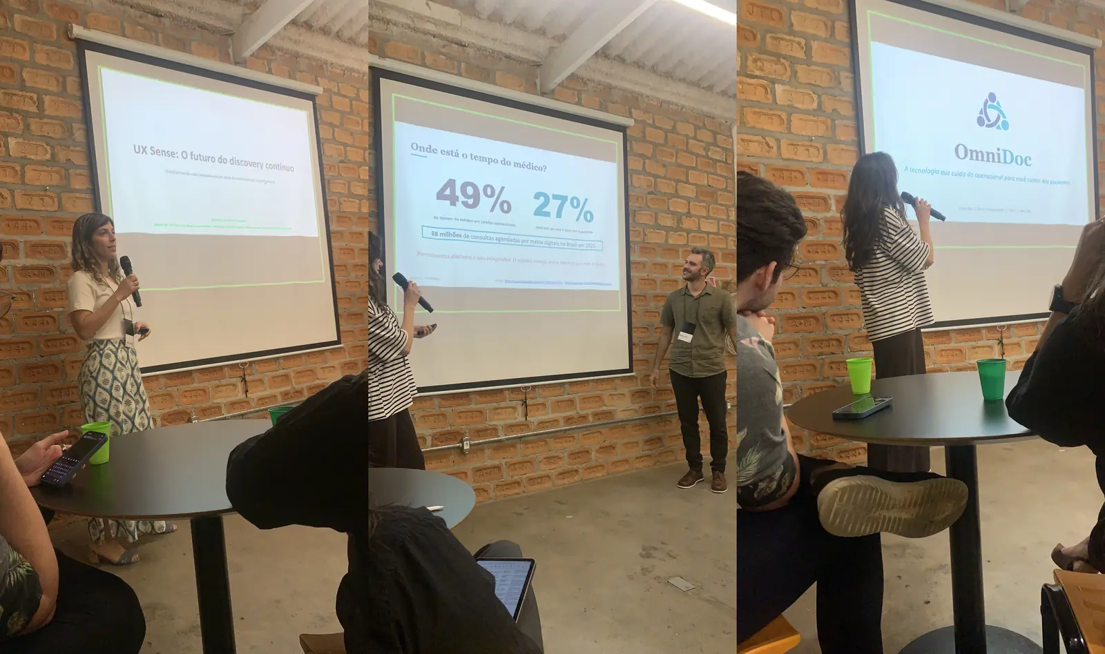 Registros do ambiente do Demo Day da Tera